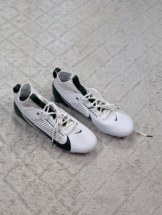 Nike Other - Nike Vapor Edge Pro 360 2 TB White Green Fir Football Cleats Mens 13 FQ4044-101